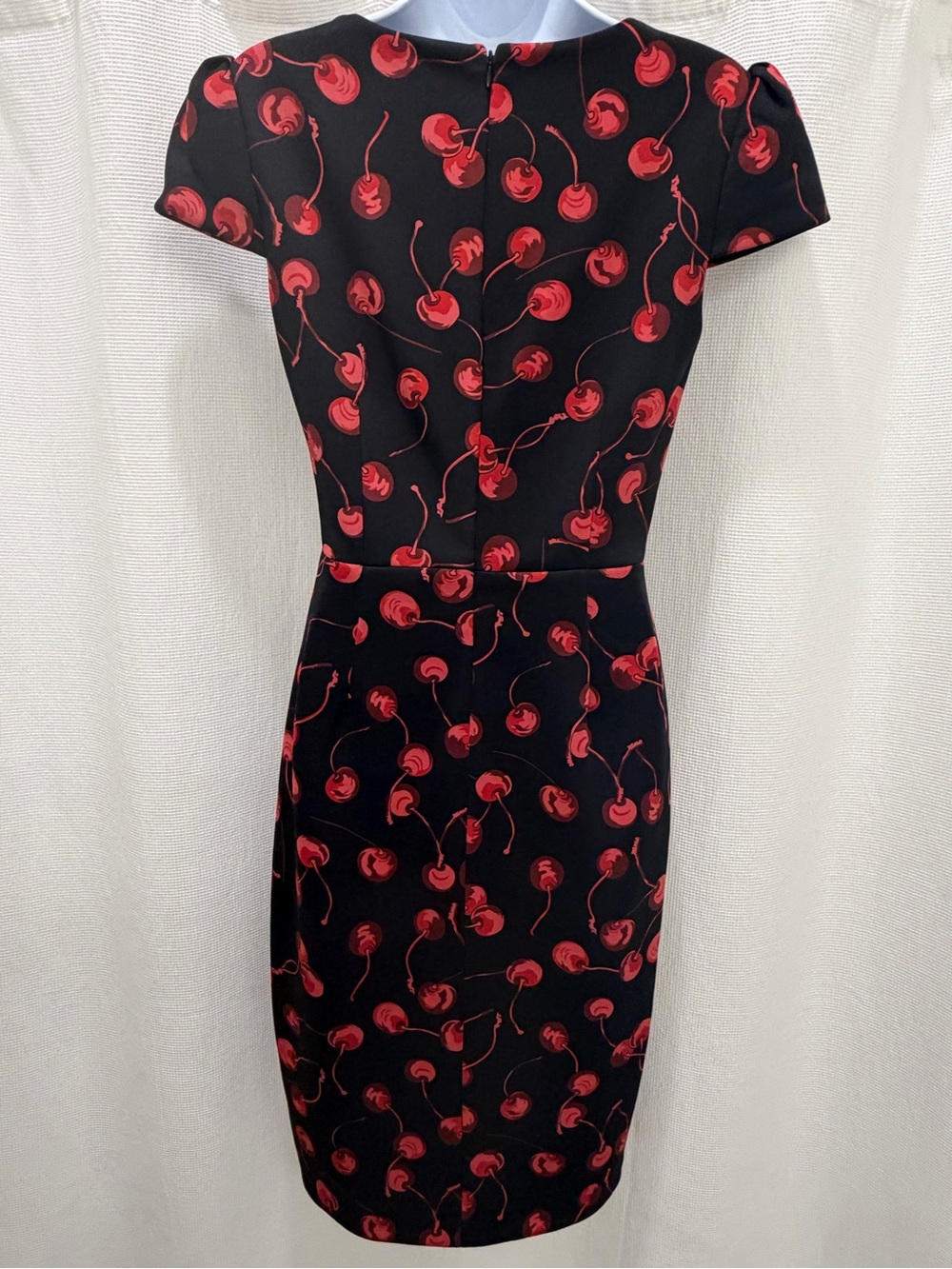 Betsey Johnson Black Dress with Red Cherry Print - Picture 7 of 8